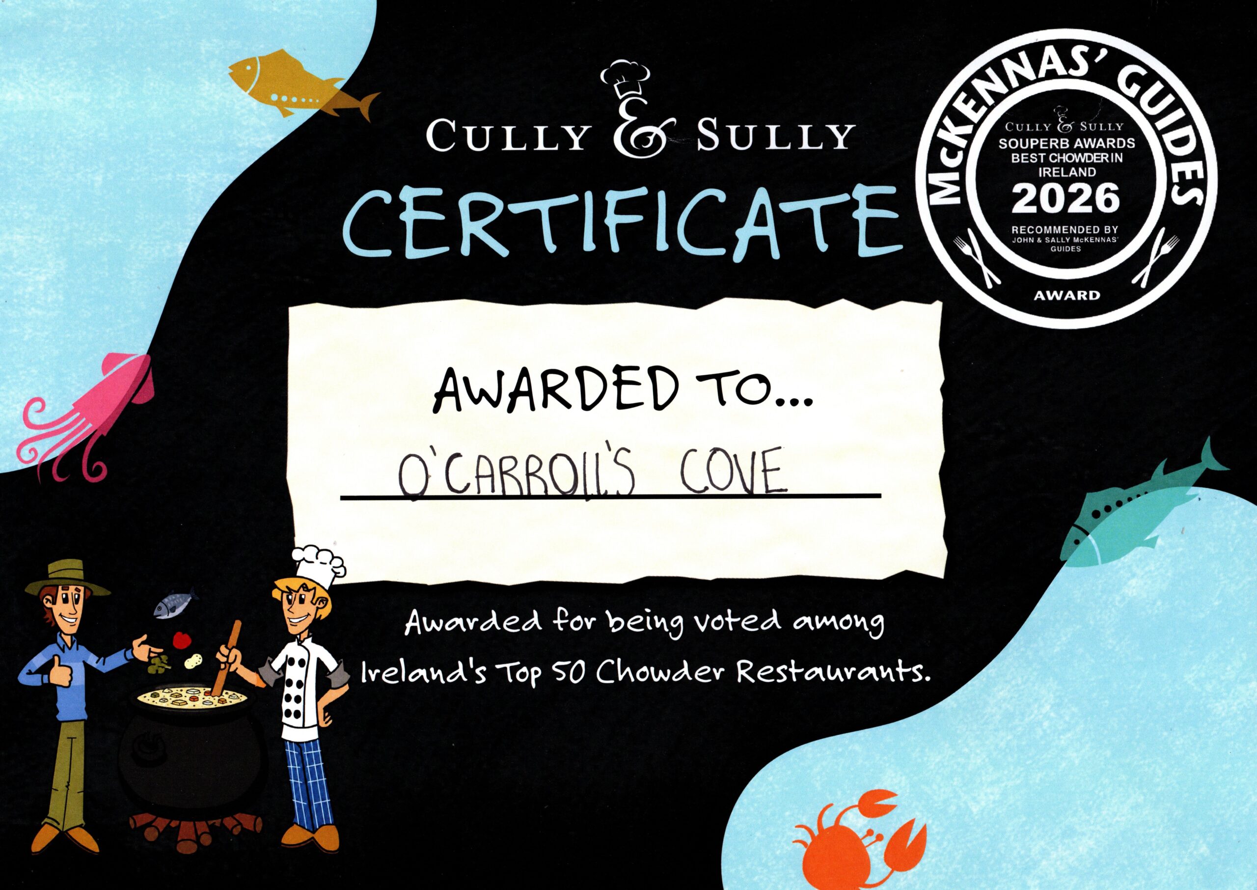 chowder award